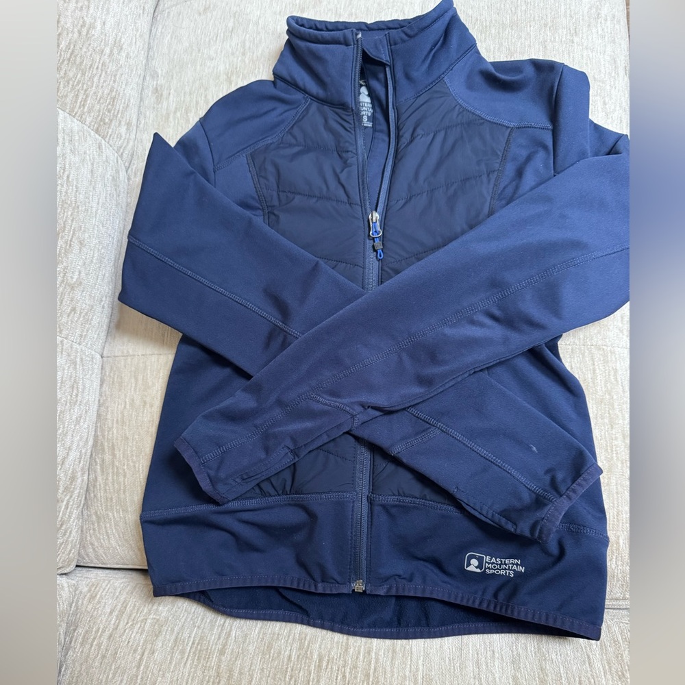 Eastern Mountain Sports Dark Blue Full-Zip Jacket
